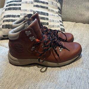 Timberland Men's Tan Leather Hiking Boots